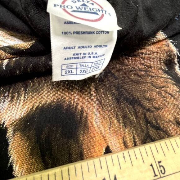 Thunder Sportswear Graphic USA Wolf Aztec Theme size XXL - Picture 4 of 4